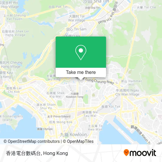 香港電台數碼台 map