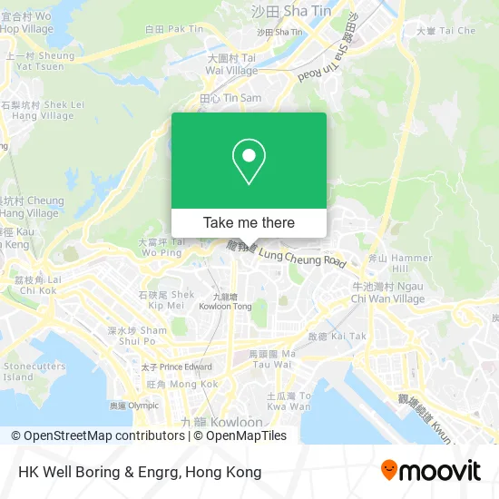 HK Well Boring & Engrg map