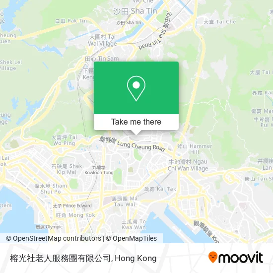 榕光社老人服務團有限公司 map
