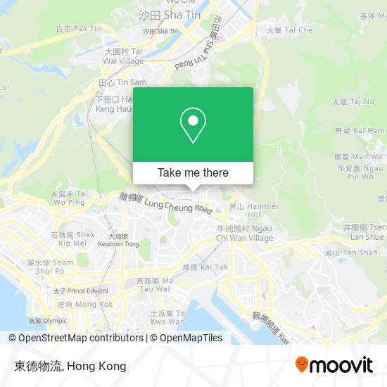 東德物流 map