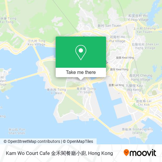 Kam Wo Court Cafe 金禾閣餐廳小廚 map