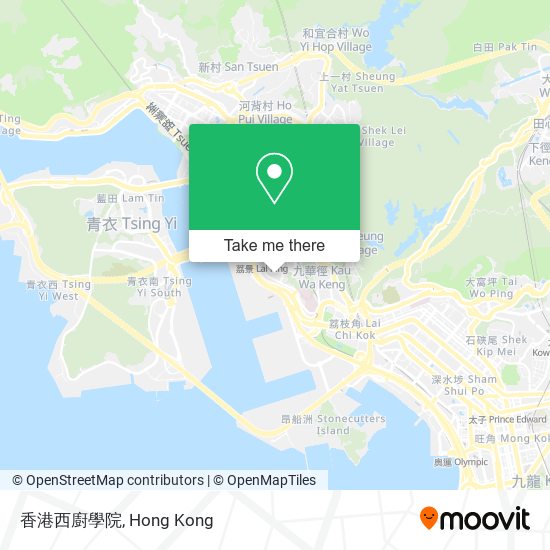 香港西廚學院 map