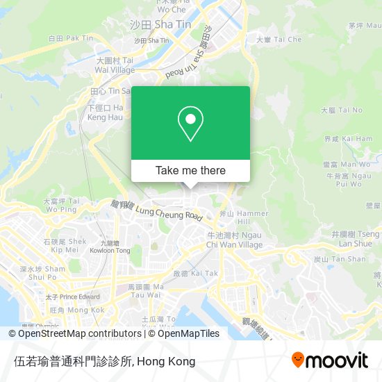伍若瑜普通科門診診所 map
