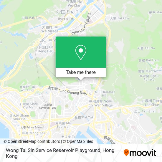 Wong Tai Sin Service Reservoir Playground map