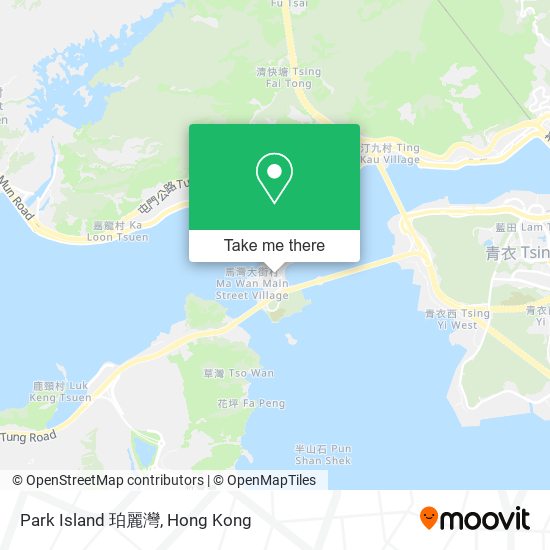 Park Island 珀麗灣地圖