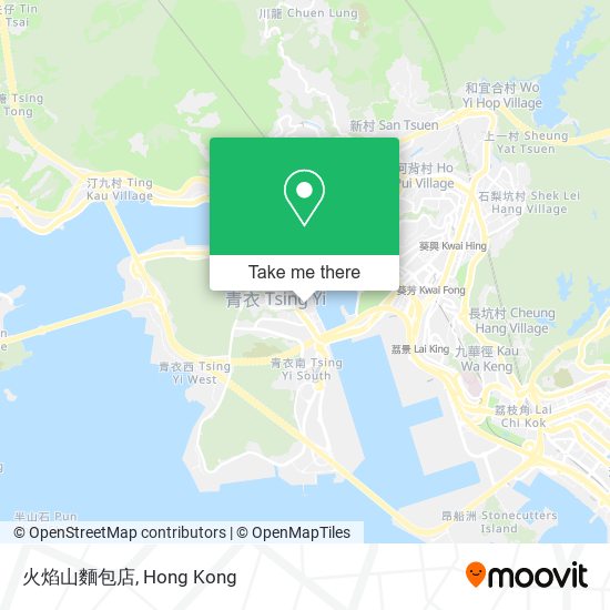 火焰山麵包店 map