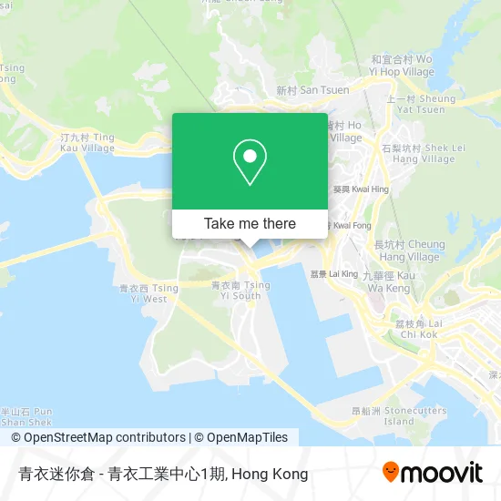 青衣迷你倉 - 青衣工業中心1期地圖