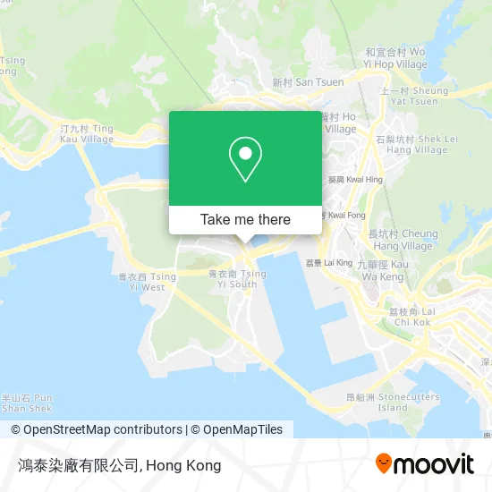 鴻泰染廠有限公司地圖