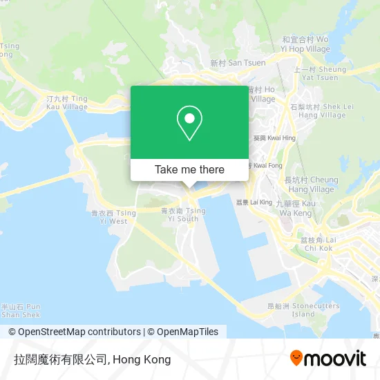 拉闊魔術有限公司地圖