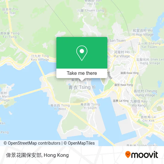 偉景花園保安部 map