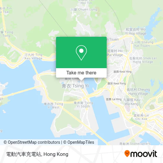電動汽車充電站 map