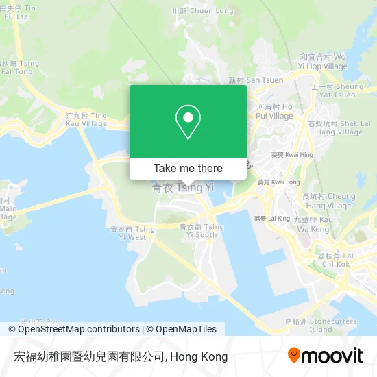 宏福幼稚園暨幼兒園有限公司地圖