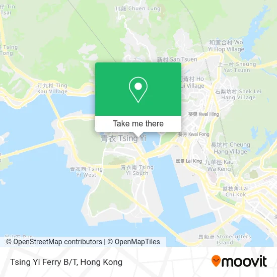 Tsing Yi Ferry B/T map
