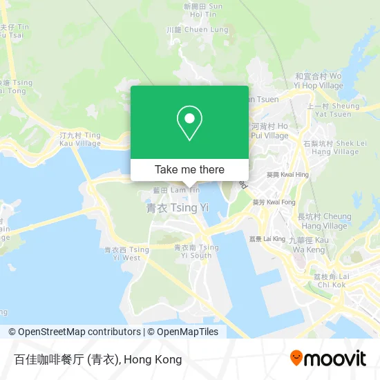 百佳咖啡餐厅 (青衣)地圖