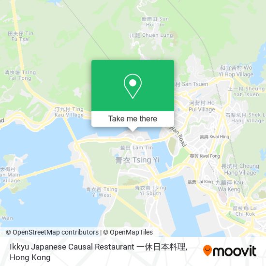 Ikkyu Japanese Causal Restaurant 一休日本料理地圖