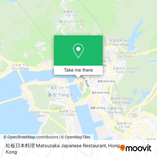 松板日本料理 Matsuzaka Japanese Restaurant map