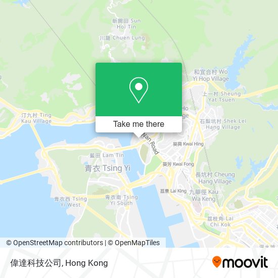 偉達科技公司 map