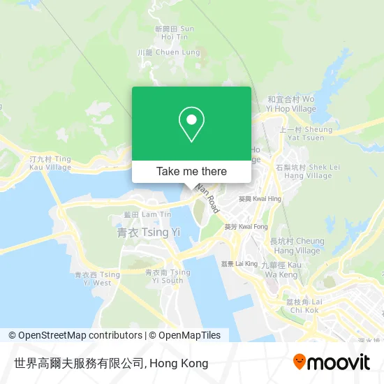 世界高爾夫服務有限公司地圖