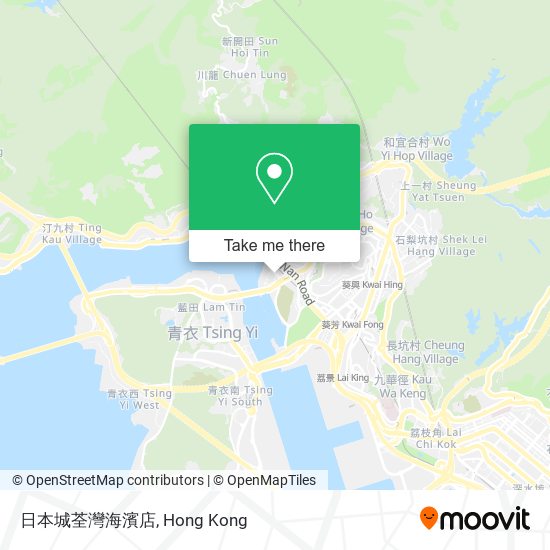 日本城荃灣海濱店 map