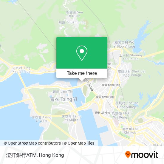 渣打銀行ATM map