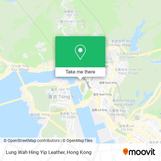 Lung Wah Hing Yip Leather map