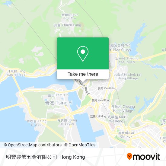 明豐裝飾五金有限公司 map