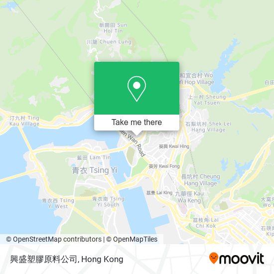 興盛塑膠原料公司 map