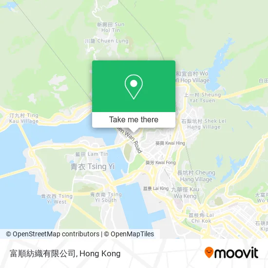 富順紡織有限公司地圖