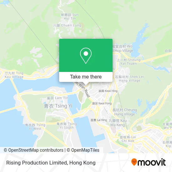 Rising Production Limited map