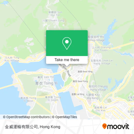 金威運輸有限公司 map
