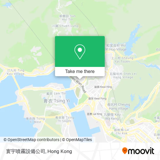 寰宇噴霧設備公司 map
