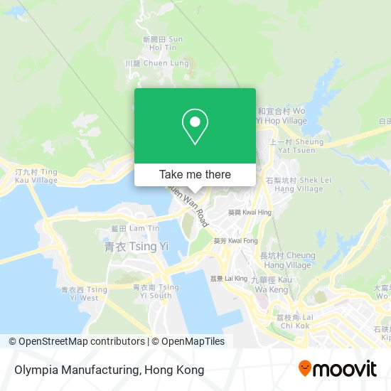 Olympia Manufacturing map