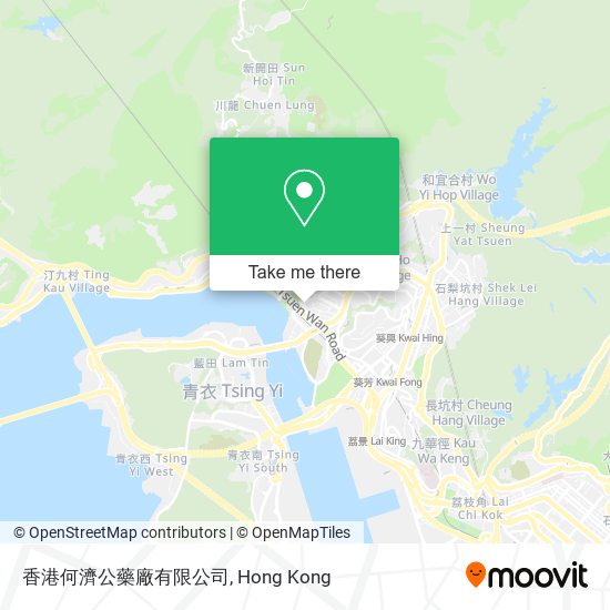 香港何濟公藥廠有限公司地圖