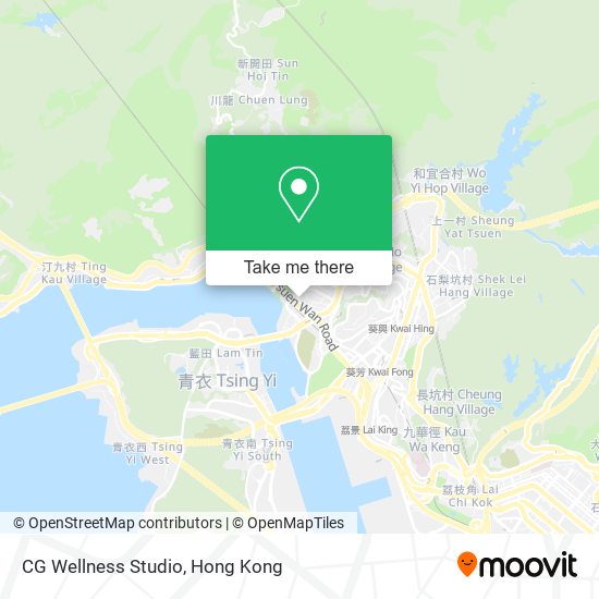 CG Wellness Studio map