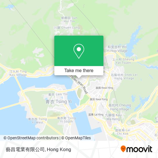藝昌電業有限公司地圖