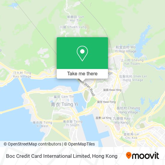 Boc Credit Card International Limited地圖