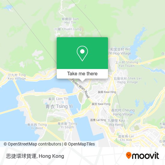 思捷環球貨運 map