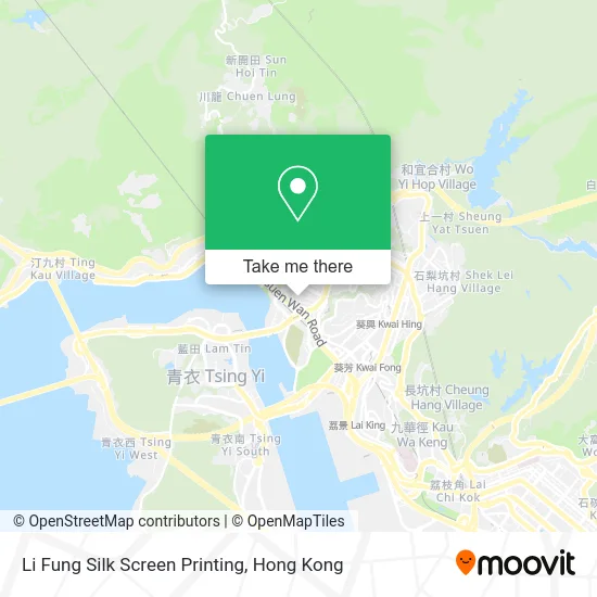 Li Fung Silk Screen Printing map