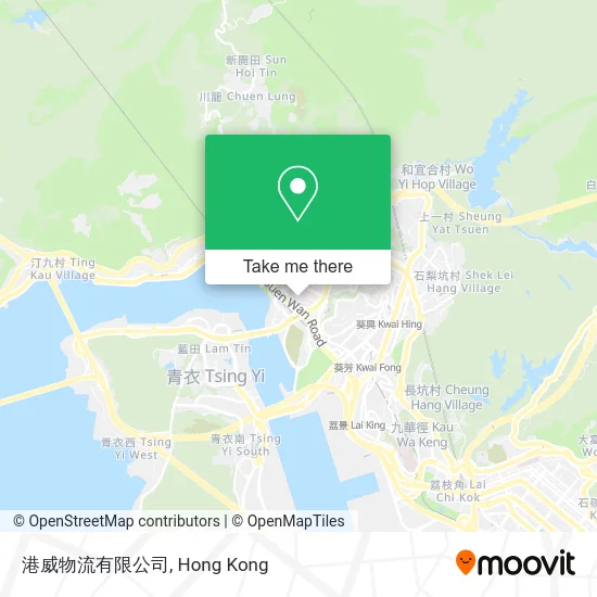 港威物流有限公司 map