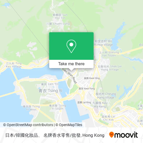 日本/韓國化妝品、 名牌香水零售/批發 map