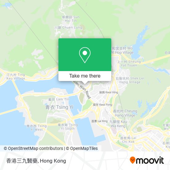 香港三九醫藥 map
