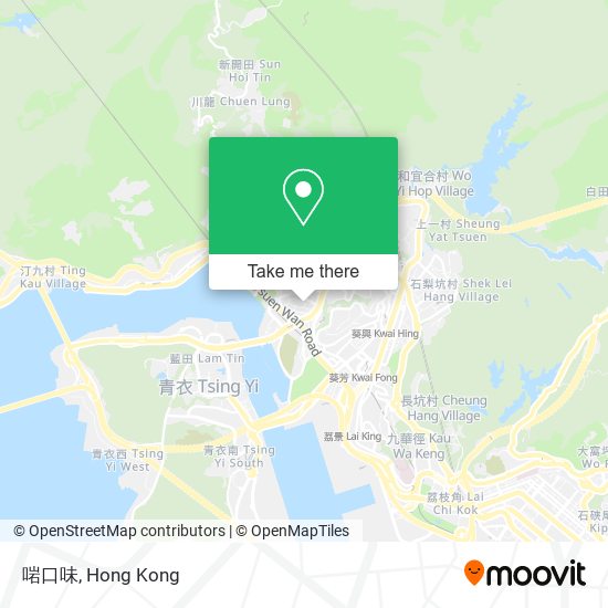 啱口味 map