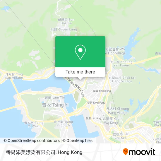 番禺添美漂染有限公司地圖