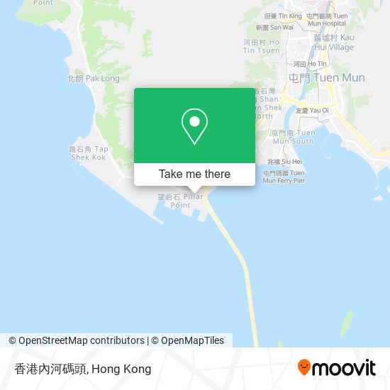 香港內河碼頭 map