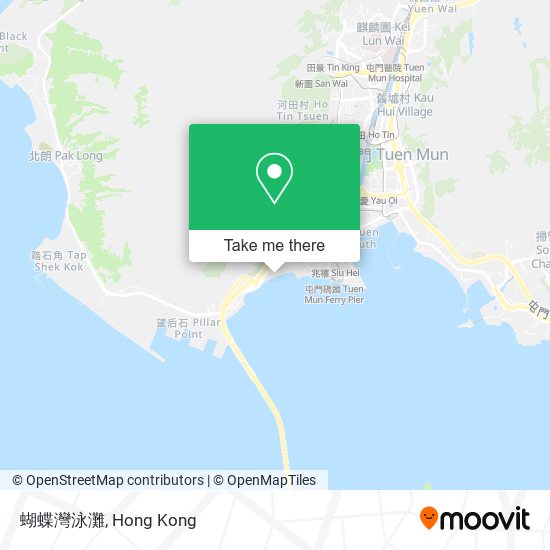 蝴蝶灣泳灘 map