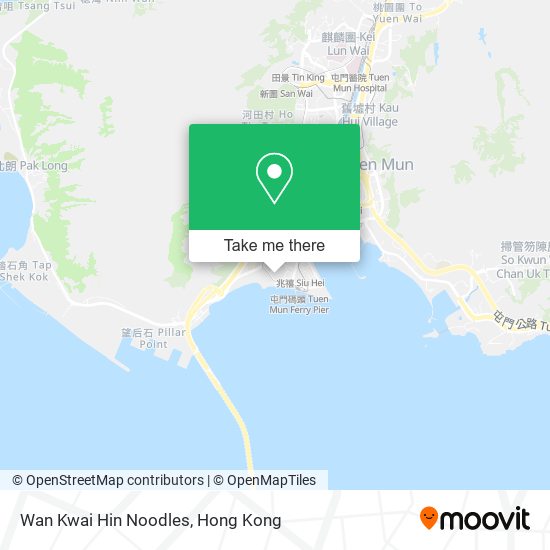 Wan Kwai Hin Noodles map