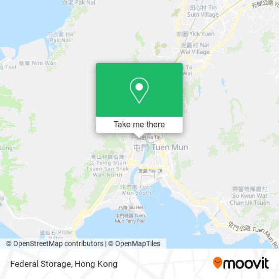Federal Storage地圖