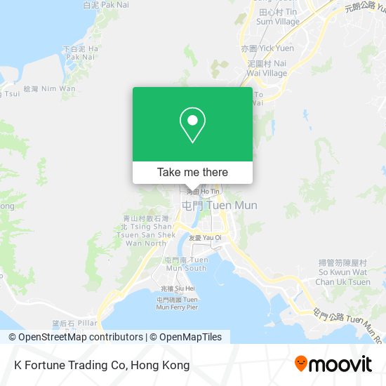 K Fortune Trading Co map