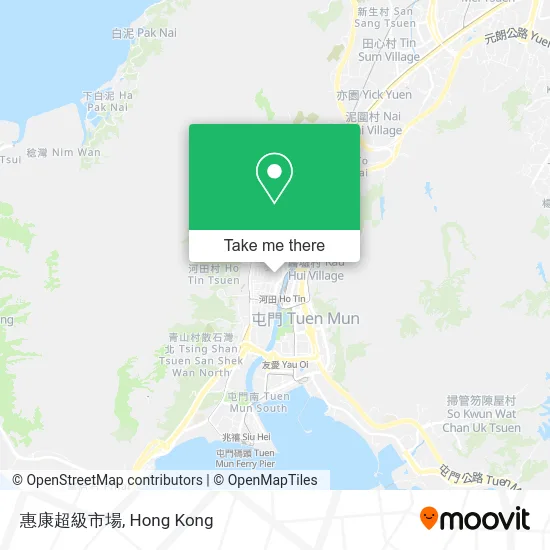 惠康超級市場 map