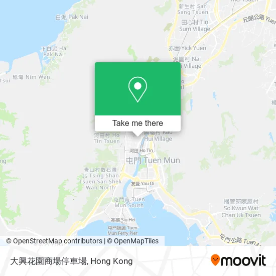 大興花園商場停車場地圖